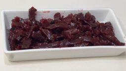 סלט סלק אדום מרוקאי - מתכון לתוספת מתוקה על השולחן